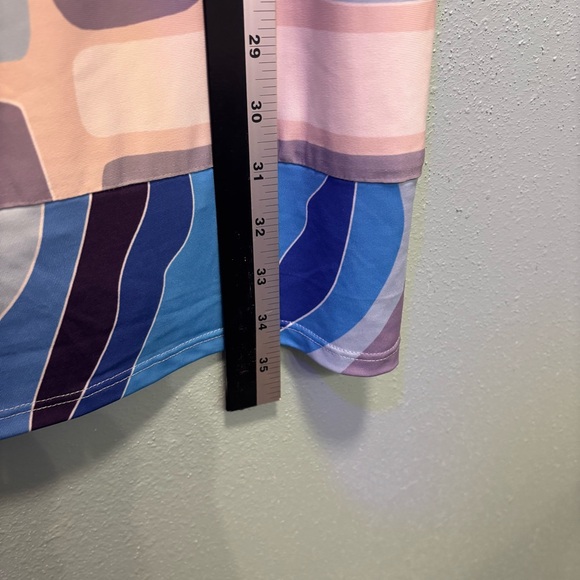 Trina Turk Colorful Abstract Palm Print Sheath Dress Size Small - Picture 8 of 8